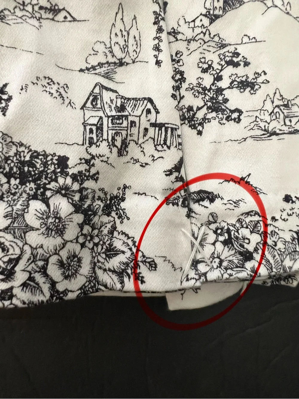 18-24m Janie and Jack Black & White Toile Dress with Matching Diaper Cover